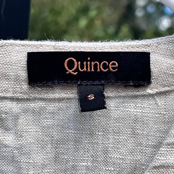 Quince 100% European Linen Boxy Relaxed Fit Tank Top Size S - Picture 3 of 7